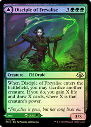 Disciple of Freyalise // Garden of Freyalise\nModern Horizons 3\nSingle\nMagic The Gathering
