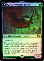 Grist, Voracious Larva // Grist, the Plague Swarm\nModern Horizons 3\nSingle\nMagic The Gathering