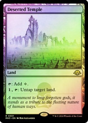Deserted Temple\nModern Horizons 3\nSingle\nMagic The Gathering