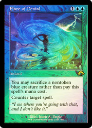 Flare of Denial (Retro Frame)\nModern Horizons 3 - Retro Frame\nSingle\nMagic The Gathering
