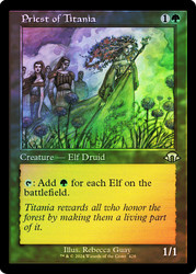 Priest of Titania (Retro Frame)\nModern Horizons 3 - Retro Frame\nSingle\nMagic The Gathering