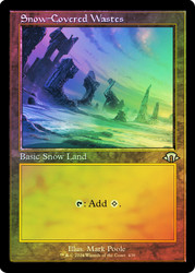 Snow-Covered Wastes (Retro Frame)\nModern Horizons 3 - Retro Frame\nSingle\nMagic The Gathering