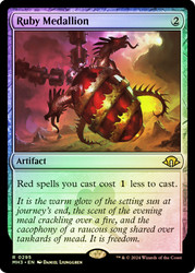 Ruby Medallion\nModern Horizons 3\nSingle\nMagic The Gathering