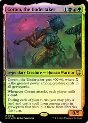Coram, the Undertaker\nModern Horizons 3 Commander\nSingle\nMagic The Gathering