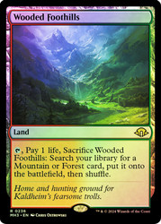 Wooded Foothills\nModern Horizons 3\nSingle\nMagic The Gathering