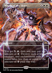 Wrath of the Skies (Borderless)\nModern Horizons 3 - Variants\nSingle\nMagic The Gathering