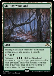 Shifting Woodland\nModern Horizons 3\nSingle\nMagic The Gathering