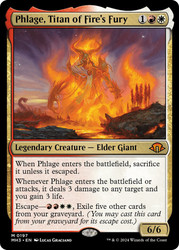 Phlage, Titan of Fire's Fury\nModern Horizons 3\nSingle\nMagic The Gathering