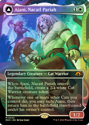 Ajani, Nacatl Pariah // Ajani, Nacatl Avenger (Borderless)\nModern Horizons 3 - Variants\nSingle\nMagic The Gathering