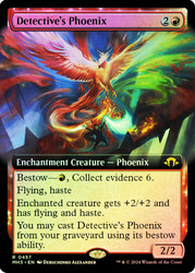 Detective's Phoenix (Extended Art)\nModern Horizons 3 - Variants\nSingle\nMagic The Gathering