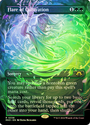 Flare of Cultivation (Borderless)\nModern Horizons 3 - Variants\nSingle\nMagic The Gathering