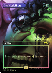 Jet Medallion (Borderless)\nModern Horizons 3 - Variants\nSingle\nMagic The Gathering