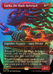 Laelia, the Blade Reforged (Borderless)\nModern Horizons 3 - Variants\nSingle\nMagic The Gathering