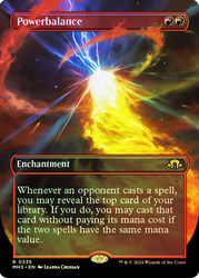 Powerbalance (Borderless)\nModern Horizons 3 - Variants\nSingle\nMagic The Gathering