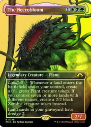 The Necrobloom (Borderless)\nModern Horizons 3 - Variants\nSingle\nMagic The Gathering
