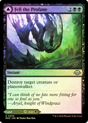 Fell the Profane // Fell Mire\nModern Horizons 3\nSingle\nMagic The Gathering