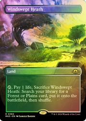 Windswept Heath (Borderless)\nModern Horizons 3 - Variants\nSingle\nMagic The Gathering