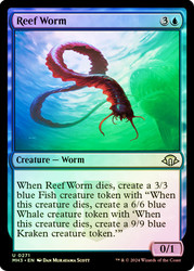 Reef Worm\nModern Horizons 3\nSingle\nMagic The Gathering