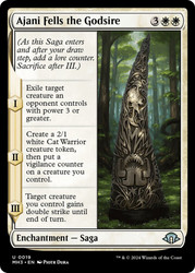 Ajani Fells the Godsire\nModern Horizons 3\nSingle\nMagic The Gathering