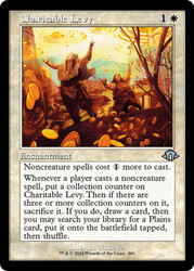 Charitable Levy (Retro Frame)\nModern Horizons 3 - Retro Frame\nSingle\nMagic The Gathering