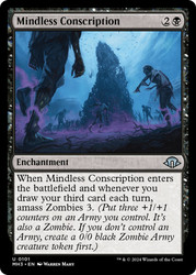 Mindless Conscription\nModern Horizons 3\nSingle\nMagic The Gathering