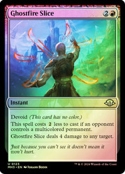 Ghostfire Slice\nModern Horizons 3\nSingle\nMagic The Gathering