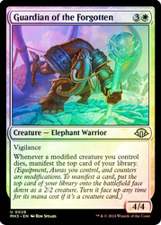 Guardian of the Forgotten\nModern Horizons 3\nSingle\nMagic The Gathering