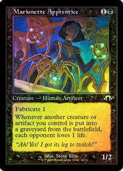 Marionette Apprentice (Retro Frame)\nModern Horizons 3 - Retro Frame\nSingle\nMagic The Gathering
