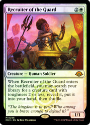 Recruiter of the Guard\nModern Horizons 3\nSingle\nMagic The Gathering