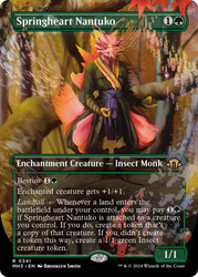 Springheart Nantuko (Borderless)\nModern Horizons 3 - Variants\nSingle\nMagic The Gathering