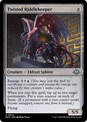 Twisted Riddlekeeper\nModern Horizons 3\nSingle\nMagic The Gathering