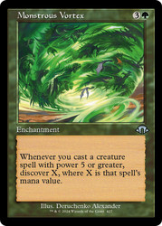 Monstrous Vortex (Retro Frame)\nModern Horizons 3 - Retro Frame\nSingle\nMagic The Gathering