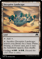Deceptive Landscape\nModern Horizons 3\nSingle\nMagic The Gathering