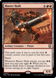 Blaster Hulk\nModern Horizons 3 Commander\nSingle\nMagic The Gathering