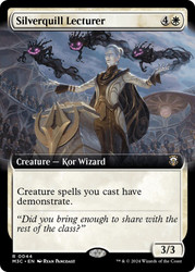 Silverquill Lecturer (Extended Art)\nModern Horizons 3 Commander - Variants\nSingle\nMagic The Gathering