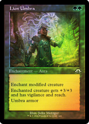Lion Umbra (Retro Frame)\nModern Horizons 3 - Retro Frame\nSingle\nMagic The Gathering