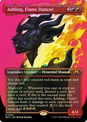Ashling, Flame Dancer (Borderless)\nModern Horizons 3 - Variants\nSingle\nMagic The Gathering