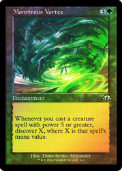 Monstrous Vortex (Retro Frame)\nModern Horizons 3 - Retro Frame\nSingle\nMagic The Gathering