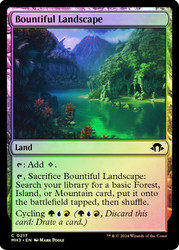 Bountiful Landscape\nModern Horizons 3\nSingle\nMagic The Gathering