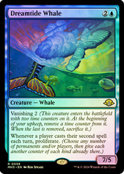 Dreamtide Whale\nModern Horizons 3\nSingle\nMagic The Gathering