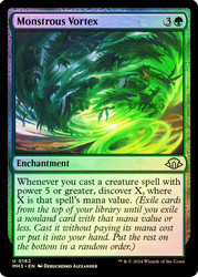 Monstrous Vortex\nModern Horizons 3\nSingle\nMagic The Gathering