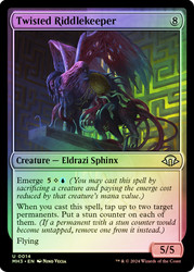 Twisted Riddlekeeper\nModern Horizons 3\nSingle\nMagic The Gathering