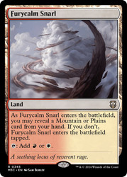 Furycalm Snarl\nModern Horizons 3 Commander\nSingle\nMagic The Gathering