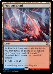 Frostboil Snarl\nModern Horizons 3 Commander\nSingle\nMagic The Gathering