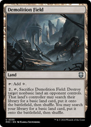 Demolition Field\nModern Horizons 3 Commander\nSingle\nMagic The Gathering