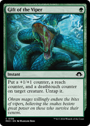 Gift of the Viper\nModern Horizons 3\nSingle\nMagic The Gathering