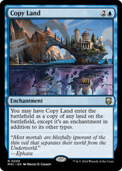 Copy Land\nModern Horizons 3 Commander\nSingle\nMagic The Gathering