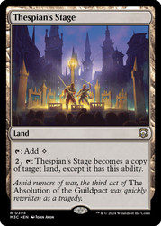 Thespian's Stage\nModern Horizons 3 Commander\nSingle\nMagic The Gathering
