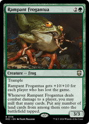 Rampant Frogantua\nModern Horizons 3 Commander\nSingle\nMagic The Gathering