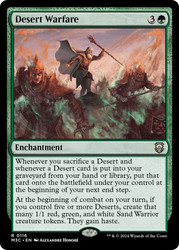 Desert Warfare\nModern Horizons 3 Commander\nSingle\nMagic The Gathering